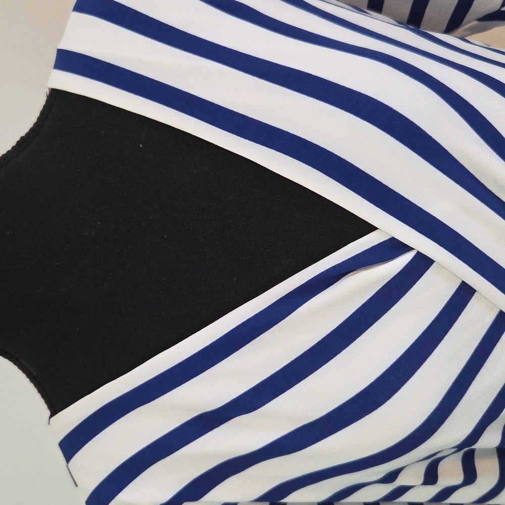 Ralph Lauren Black Label chevron dress Sz 6 - Picture 4 of 9